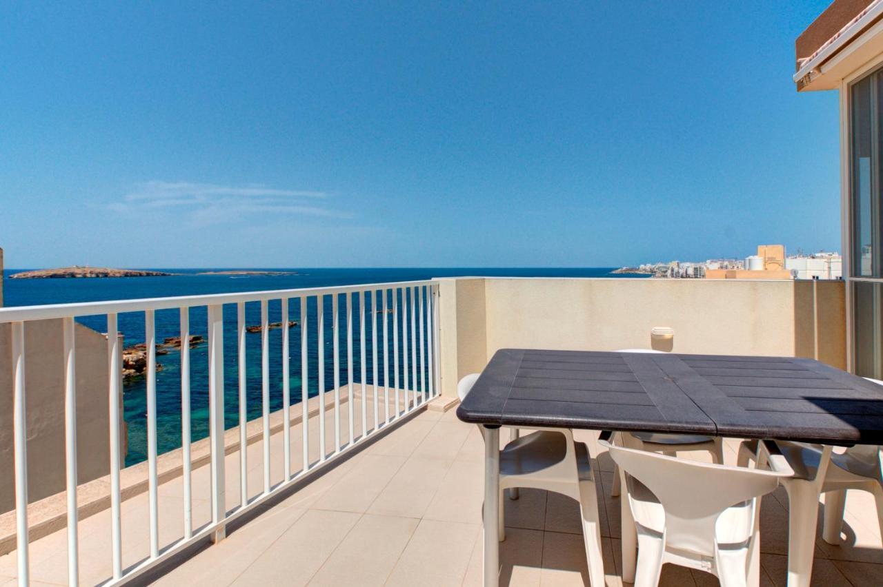 Modern Seaside 2 Bedroom Penthouse With Sea Views St. Paul's Bay Exterior photo